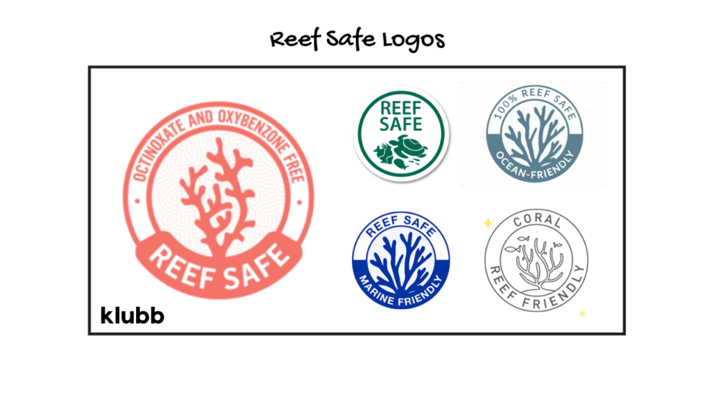 reef safe sunscreen logos