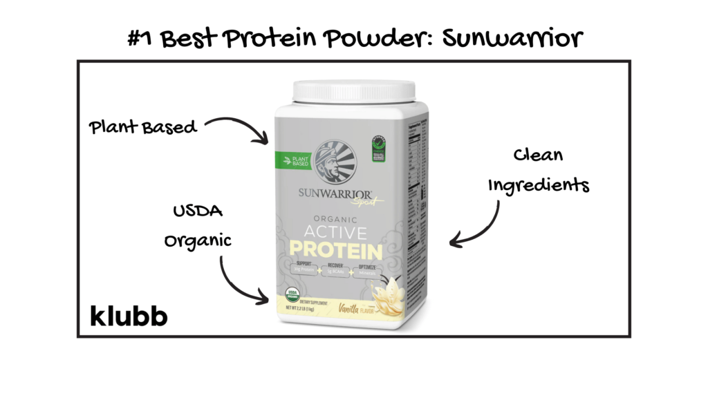sunwarrior is the best organic protein powder