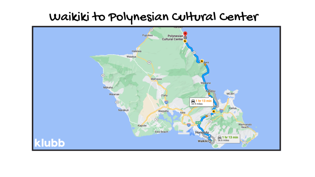 Waikiki to the Polynesian Cultural Center
