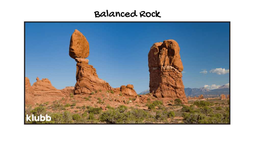 balanced rock, arches national park