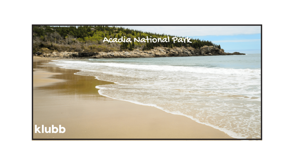 sand beach acadia national park