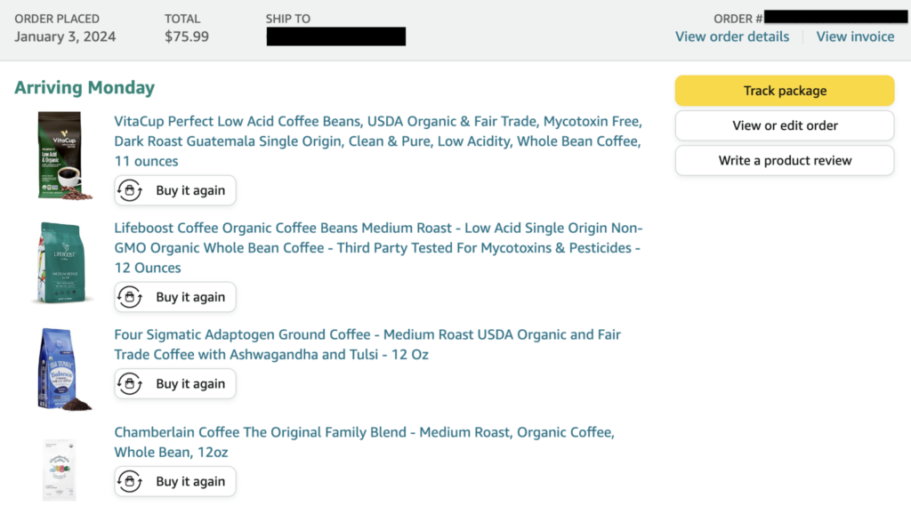 organic clean coffee review